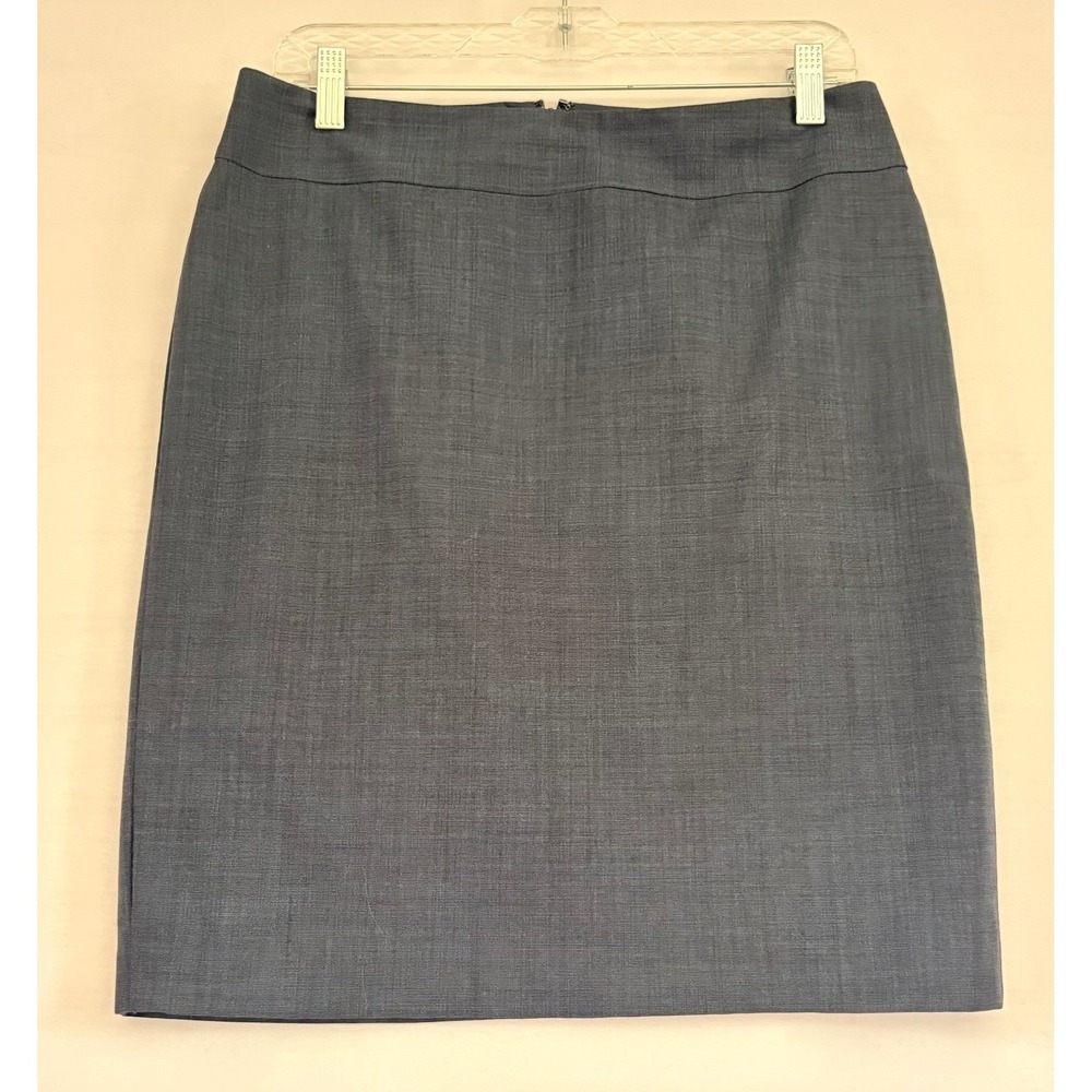 Banana Republic Womens 10P Blue Textured Pencil Skirt Career Office Wear Mini